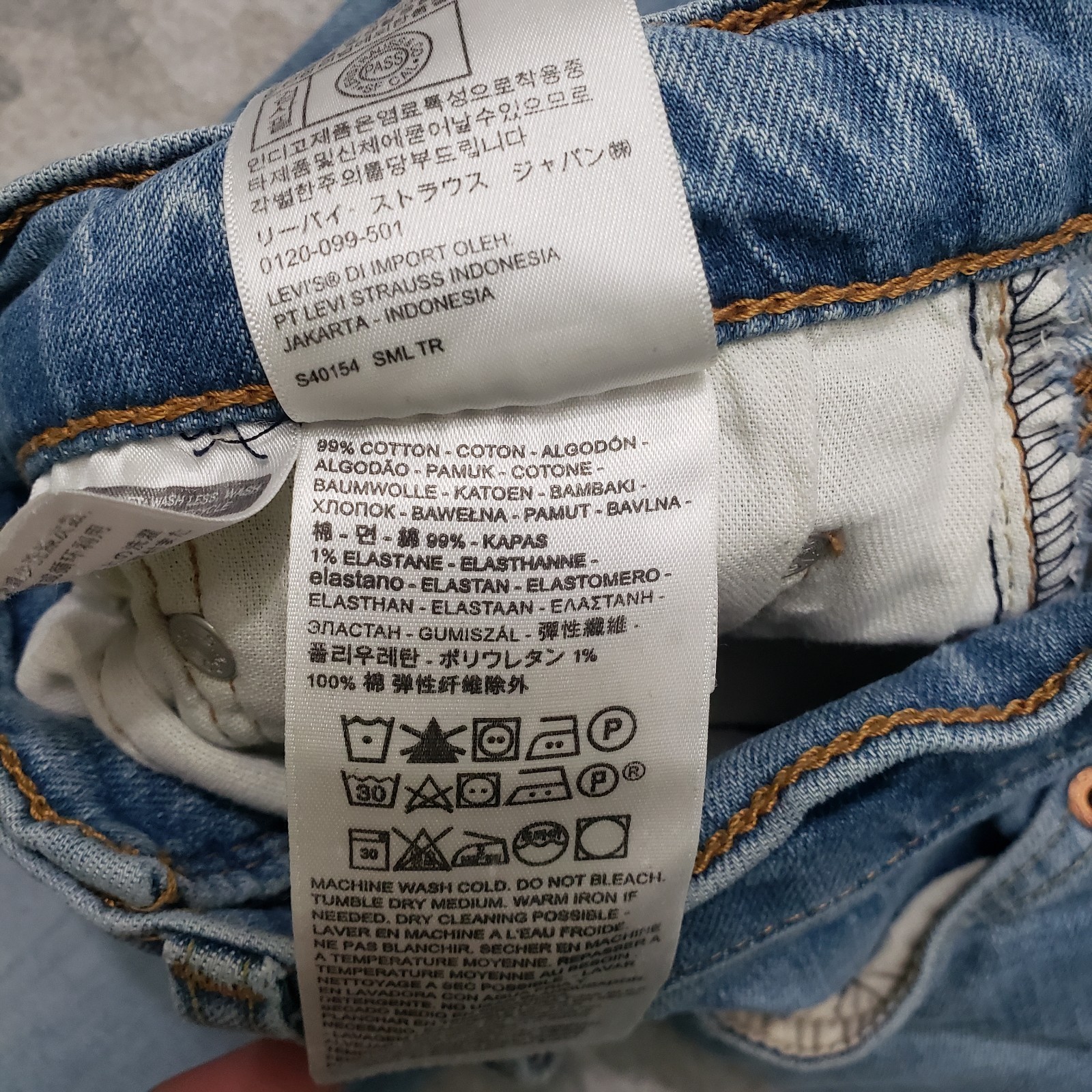 Levi’s 514 Jeans Mens 29×32 Blue Straight Pockets Denim Medium Wash