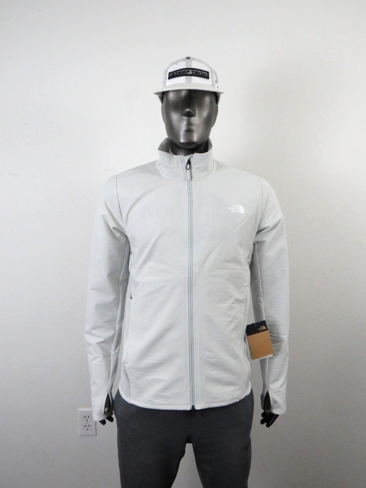 Mens The North Face Futurefleece Full Zip Fleece Sweater Jacket – Tin Grey $129