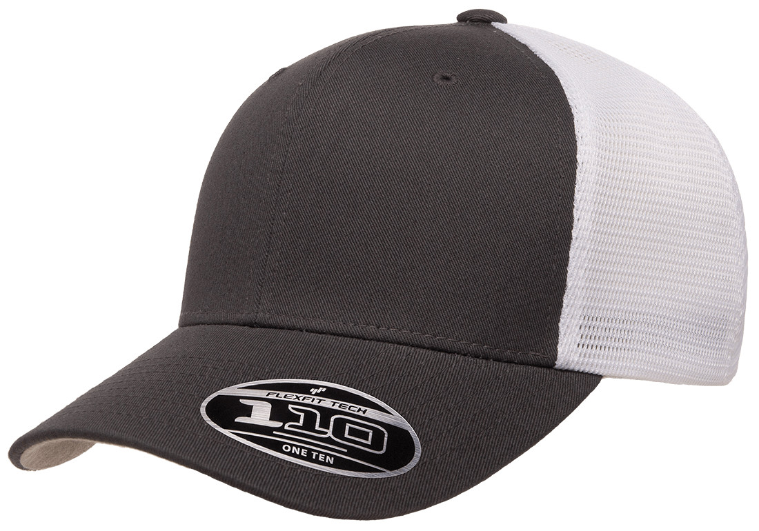 Flexfit Trucker Hat 110 6 Panel Adjustable OSFM Mesh Cap 2-Tone Flex Fit 110M/MT