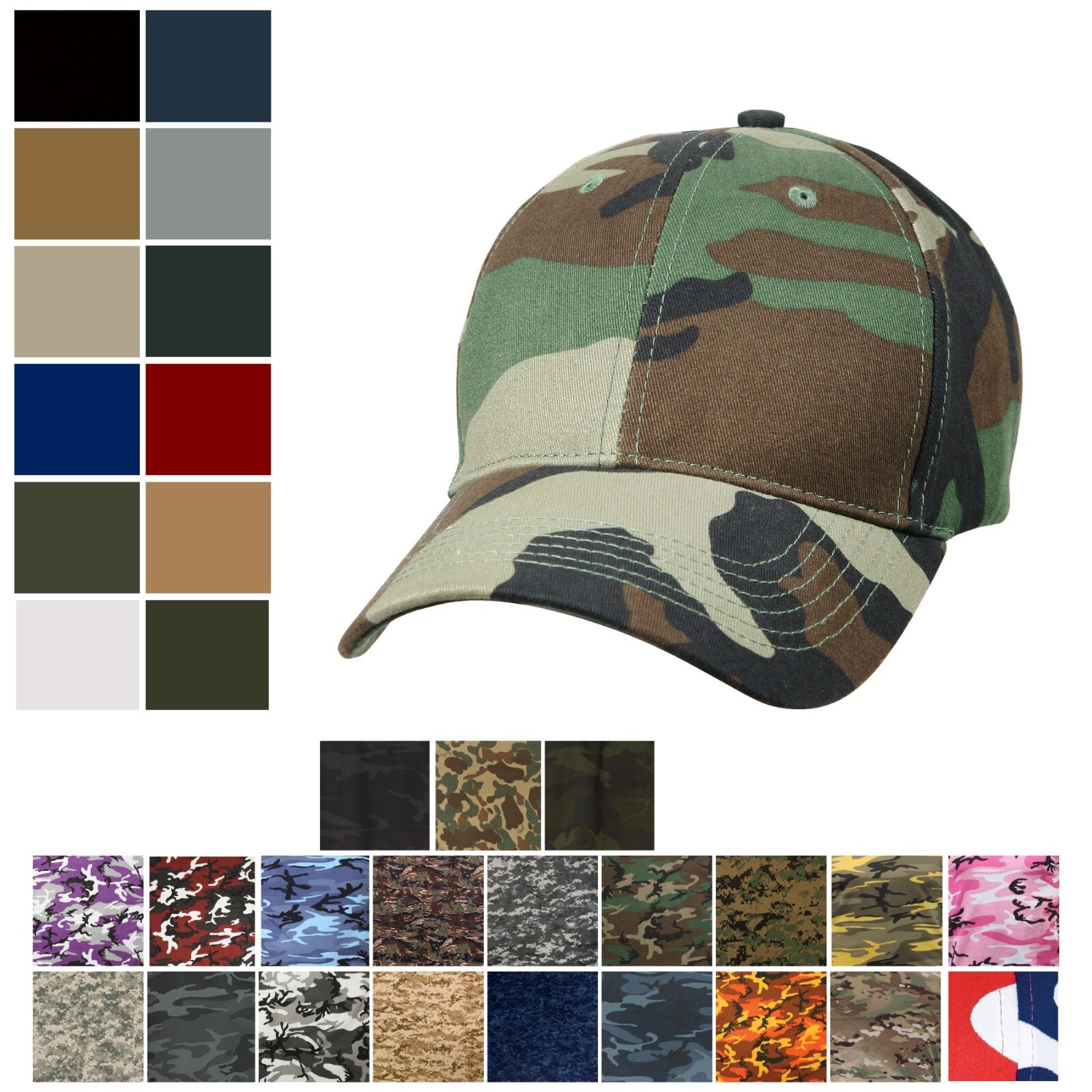 Supreme Camo Cap Adjustable Military Ball Hat Uniform Army Tactical Camouflage