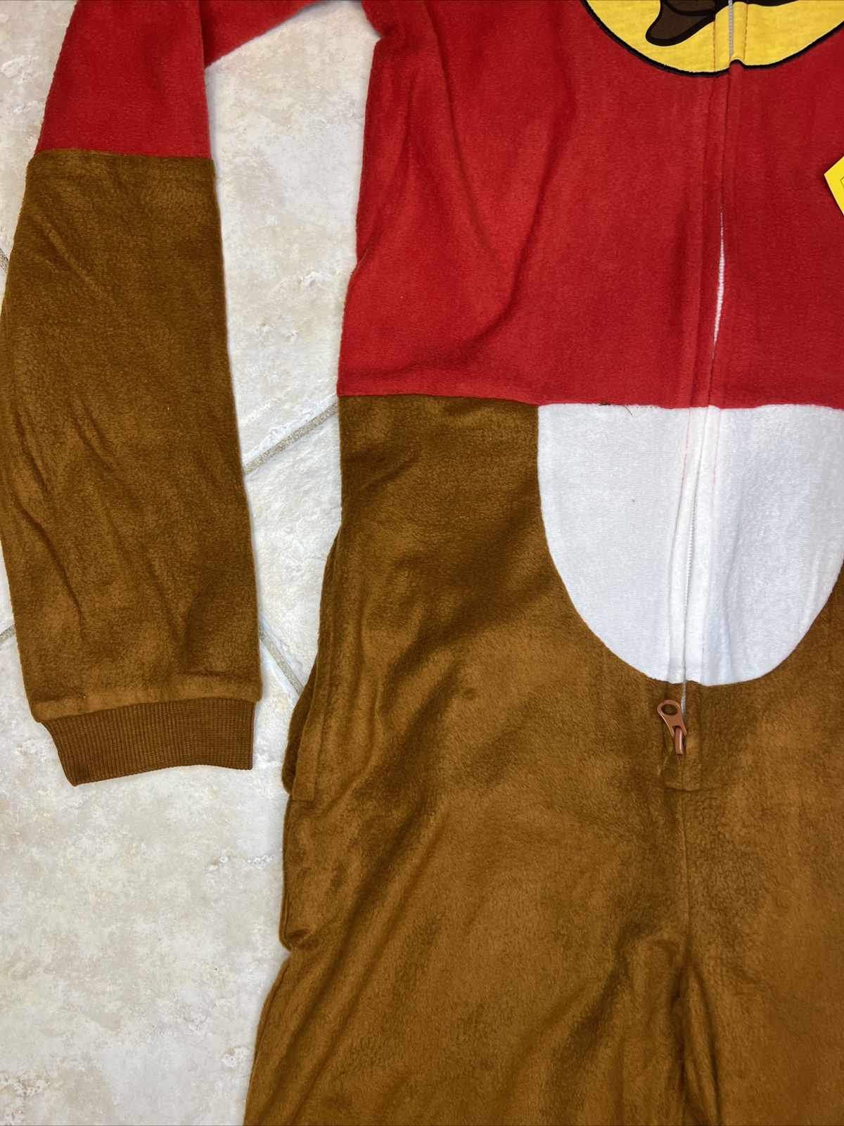 Buc-ee’s Beaver Mascot Buc Union Body Suit Costume Pajamas Youth XS / S NWT