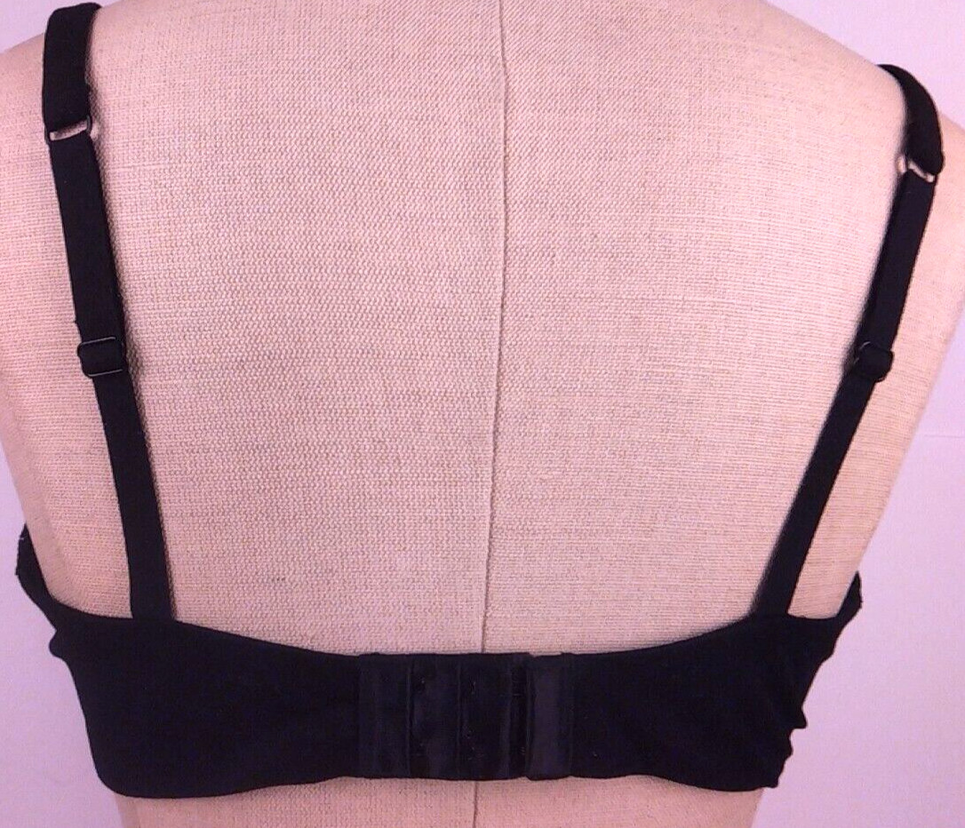 Reveal Lingerie RN 15741 Black Lace Cup Underwired T Shirt Bra Size 38 C. (26)