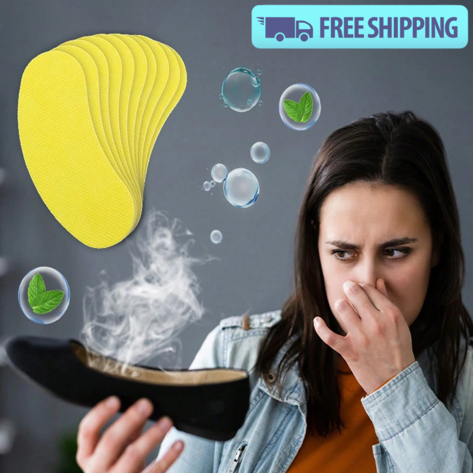 10~50pcs Disposable Shoe Deodorizing Fragrance Stickers for Sneaker Odor Remover