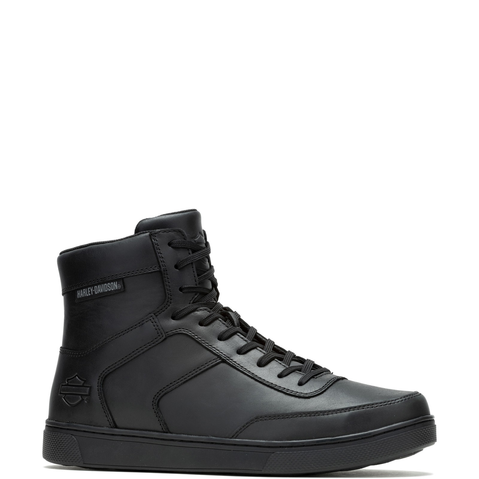 Harley-Davidson Grady D96306 Mens Black Leather Lifestyle Sneakers Shoes