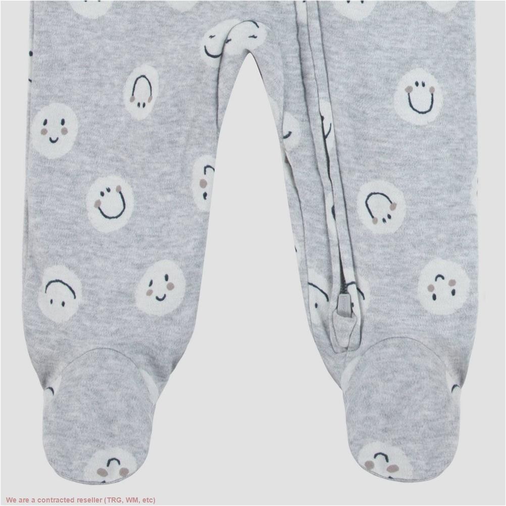 Huggies 2pk Uni Happy Face Organic Sleep N’ Play Gray/Blue 3M *SEE DEAL!!!*