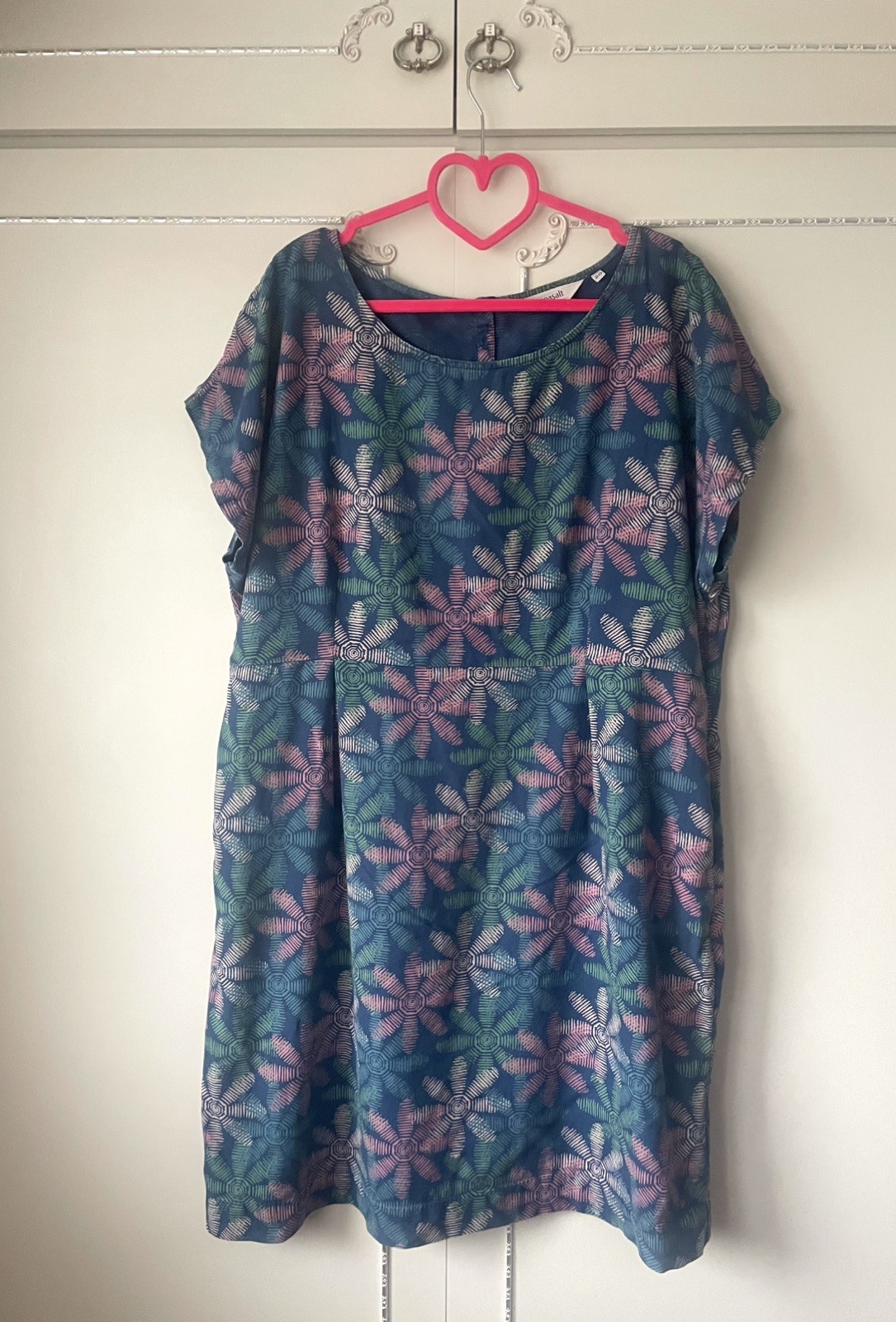💝 Seasalt ” QUAY CELLARS ” Dress Size 20-18 Knee Length 100% Cotton