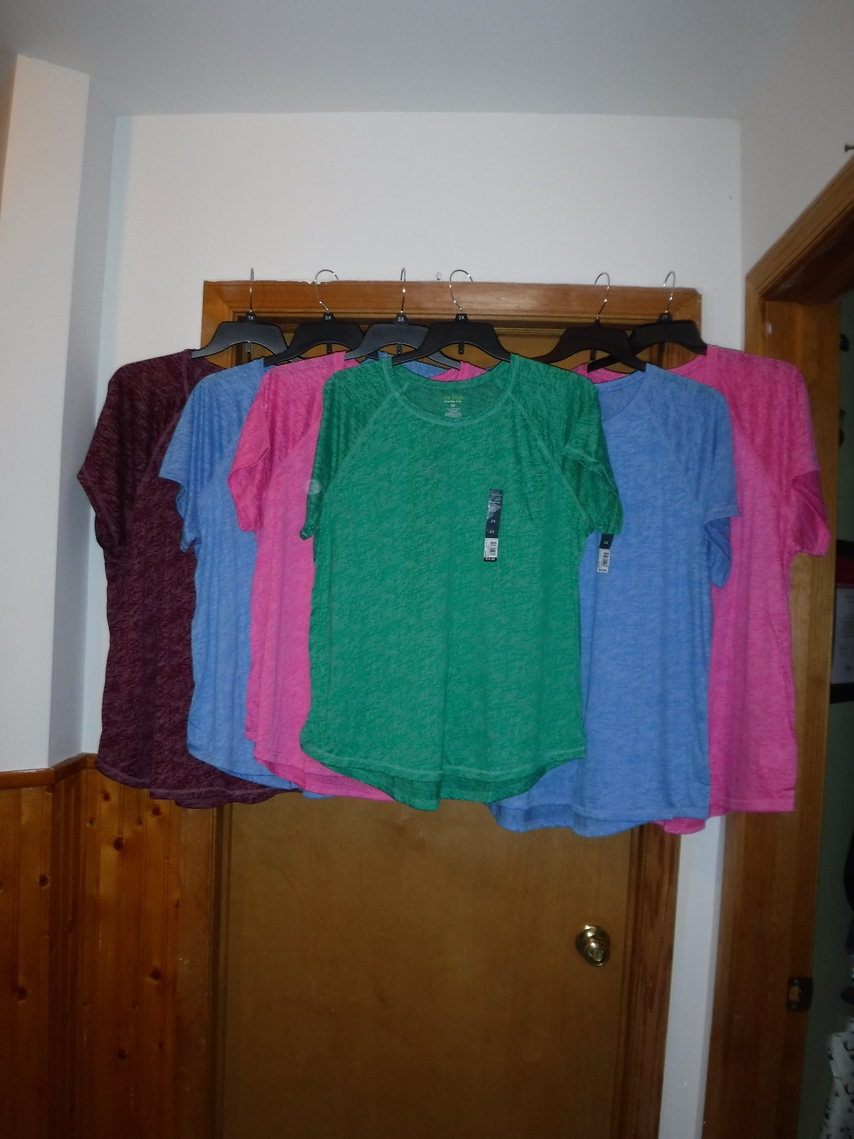 Size Plus Short Sleeve Active T-Shirts ,3X,2X,1X,Tek Gear Many Colors NWT