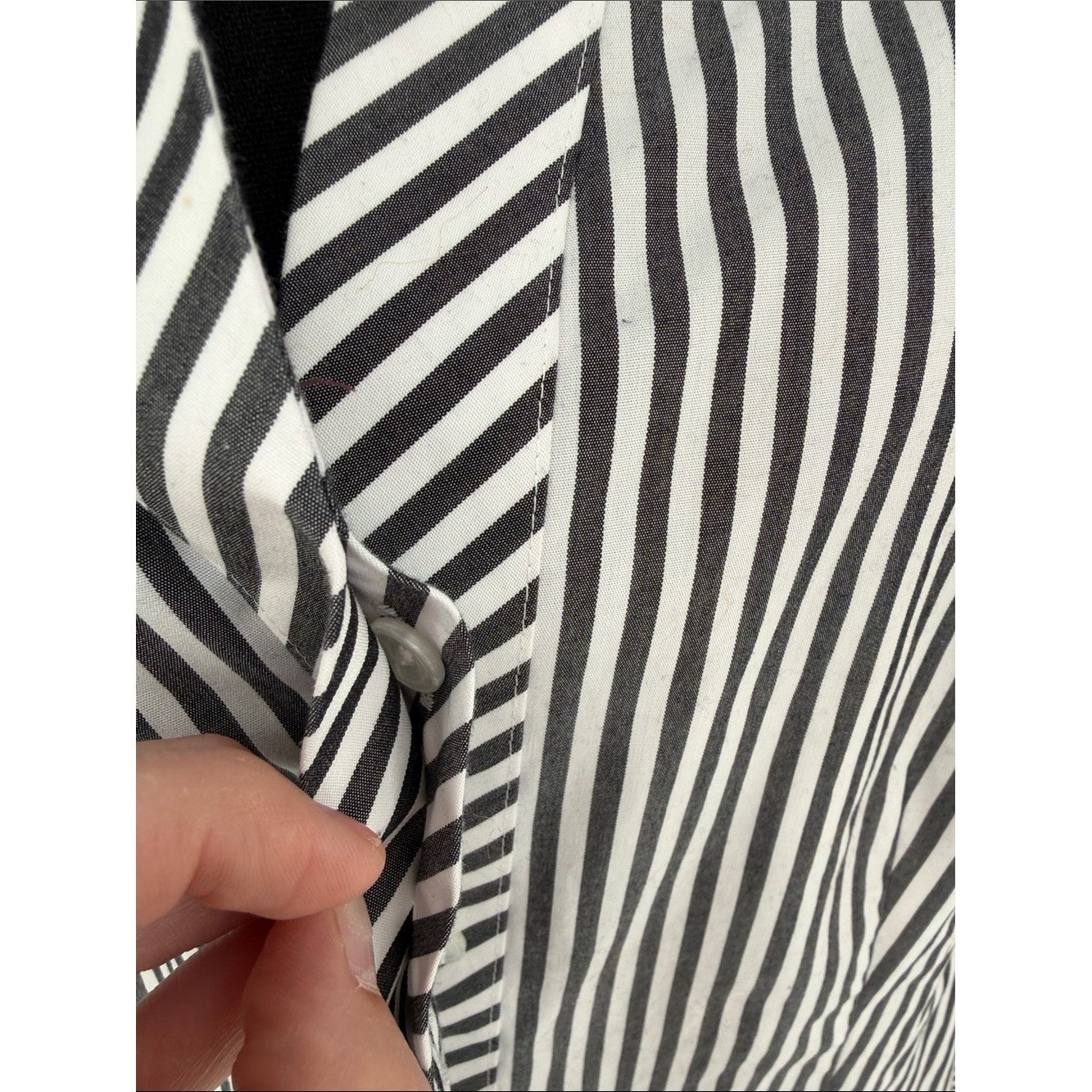 Investments gold label Classic Black & White Stripe Long-Sleeve