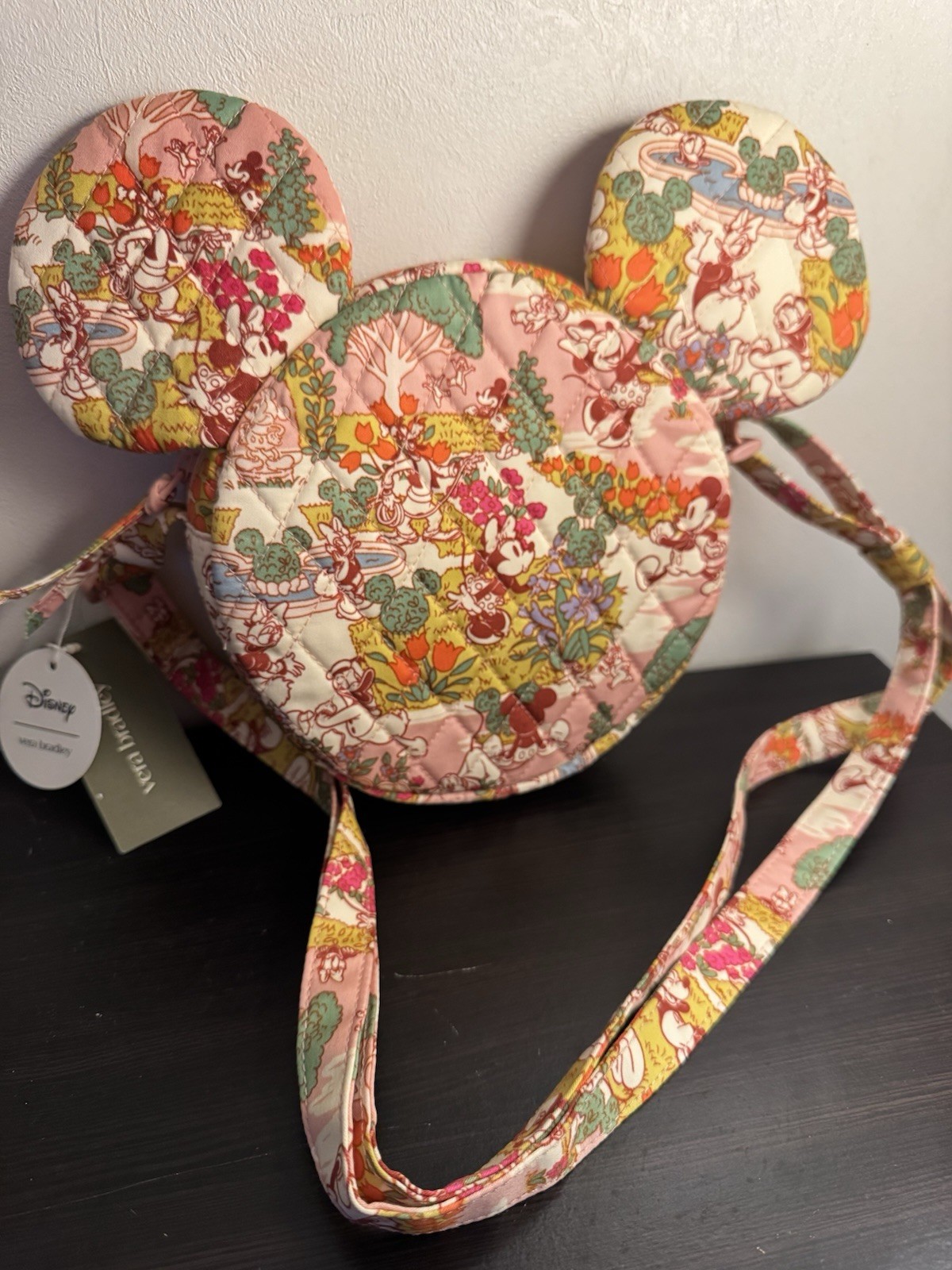 Vera Bradley Mickey’s Promenade Crossbody Bag Mickey Mouse NWT Ears