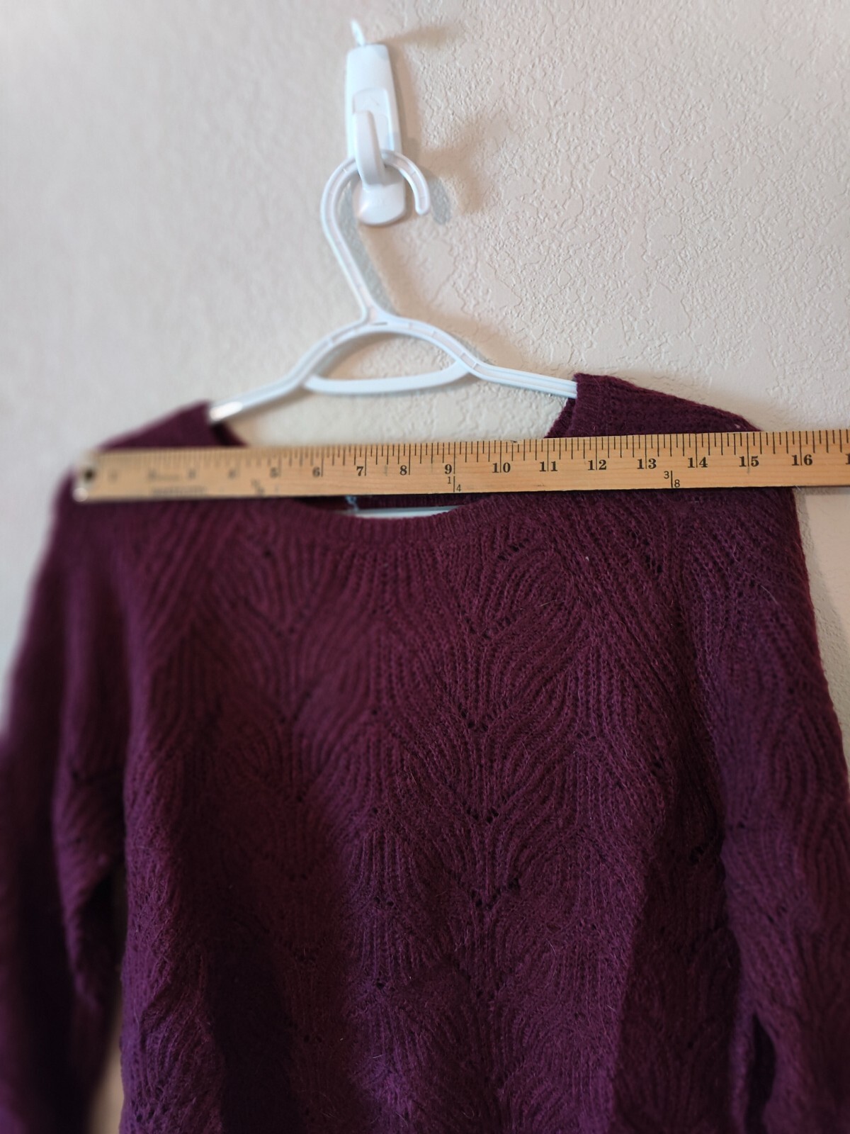 LOFT Purple Light Sweater Measurments In Photos Returns Accepted