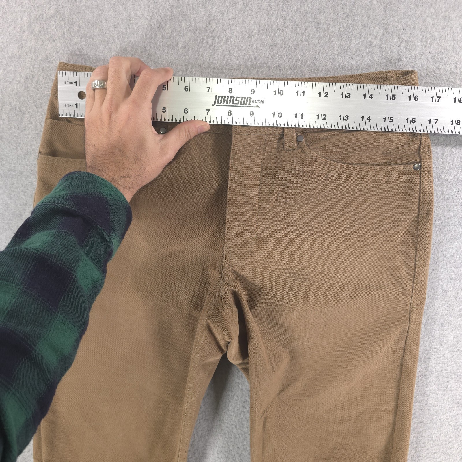 Lululemon ABC Slim 5 Pocket Utilitech Abrasion Resistant Pants Mens 31 (32×32)