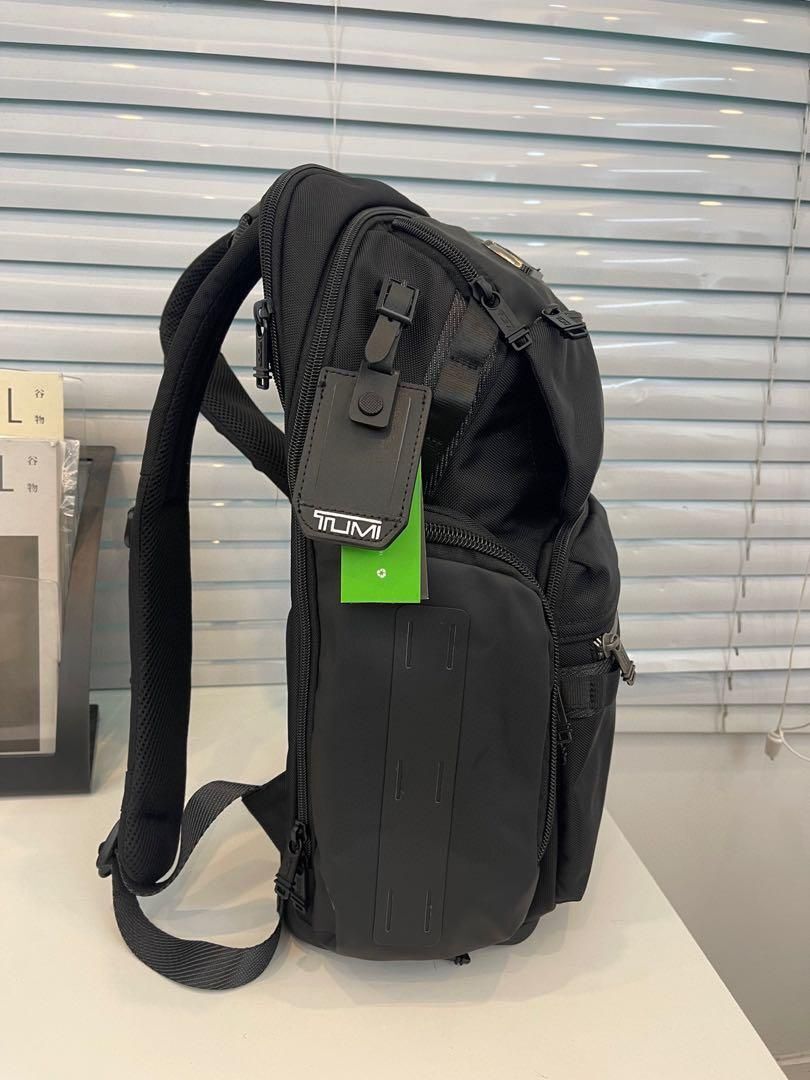 TUMI ALPHA BRAVO Nomadic Backpack Black Business Travel Multifunctional NEW