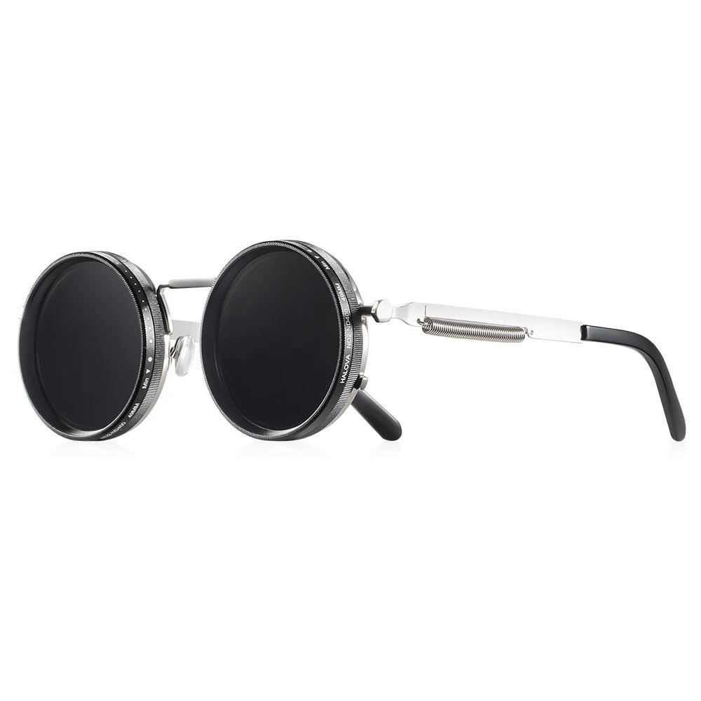 Polarized Round Sunglasses ND9 Adjustable UV400 Outdoor Shades 1Pc