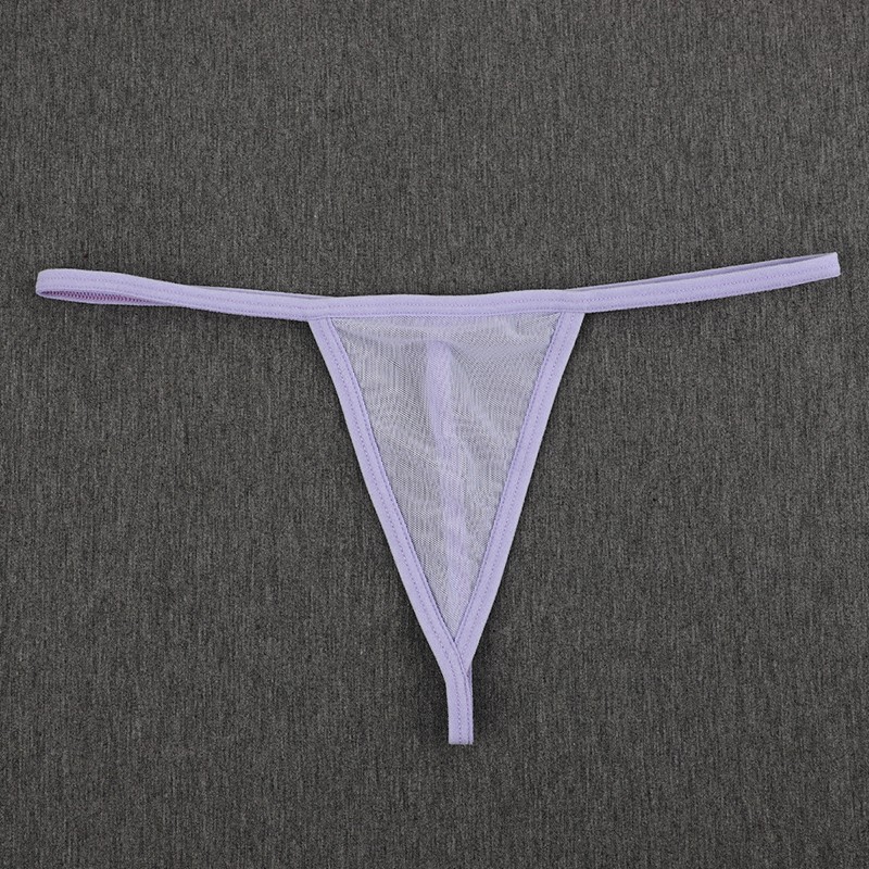 5 Pack Lot Sexy Womens See Through Sheer Panties Thongs G string Underwear Brief