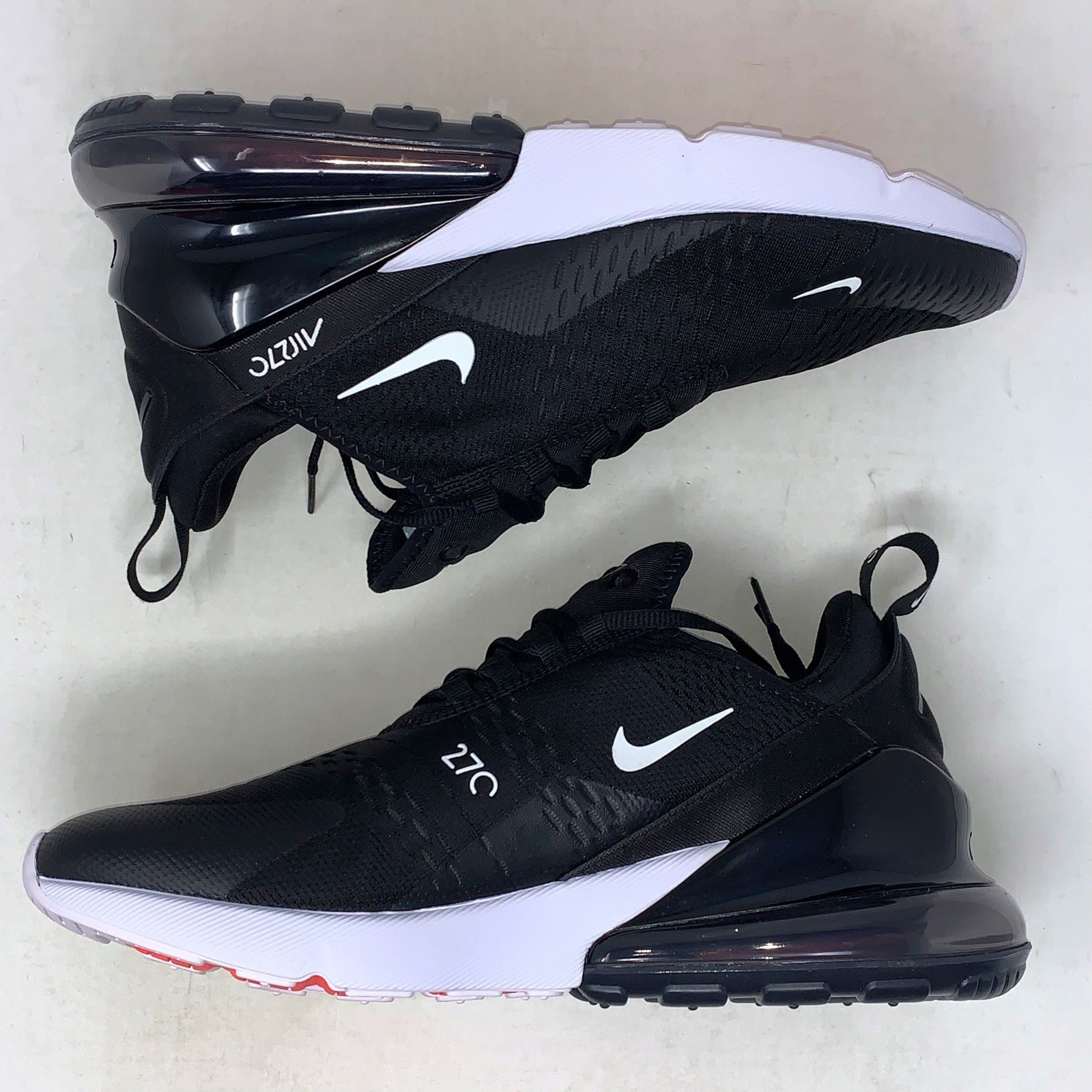 Nike Air Max 270 Panda Black Sneakers, Size 10.5 BNIB AH8050-002
