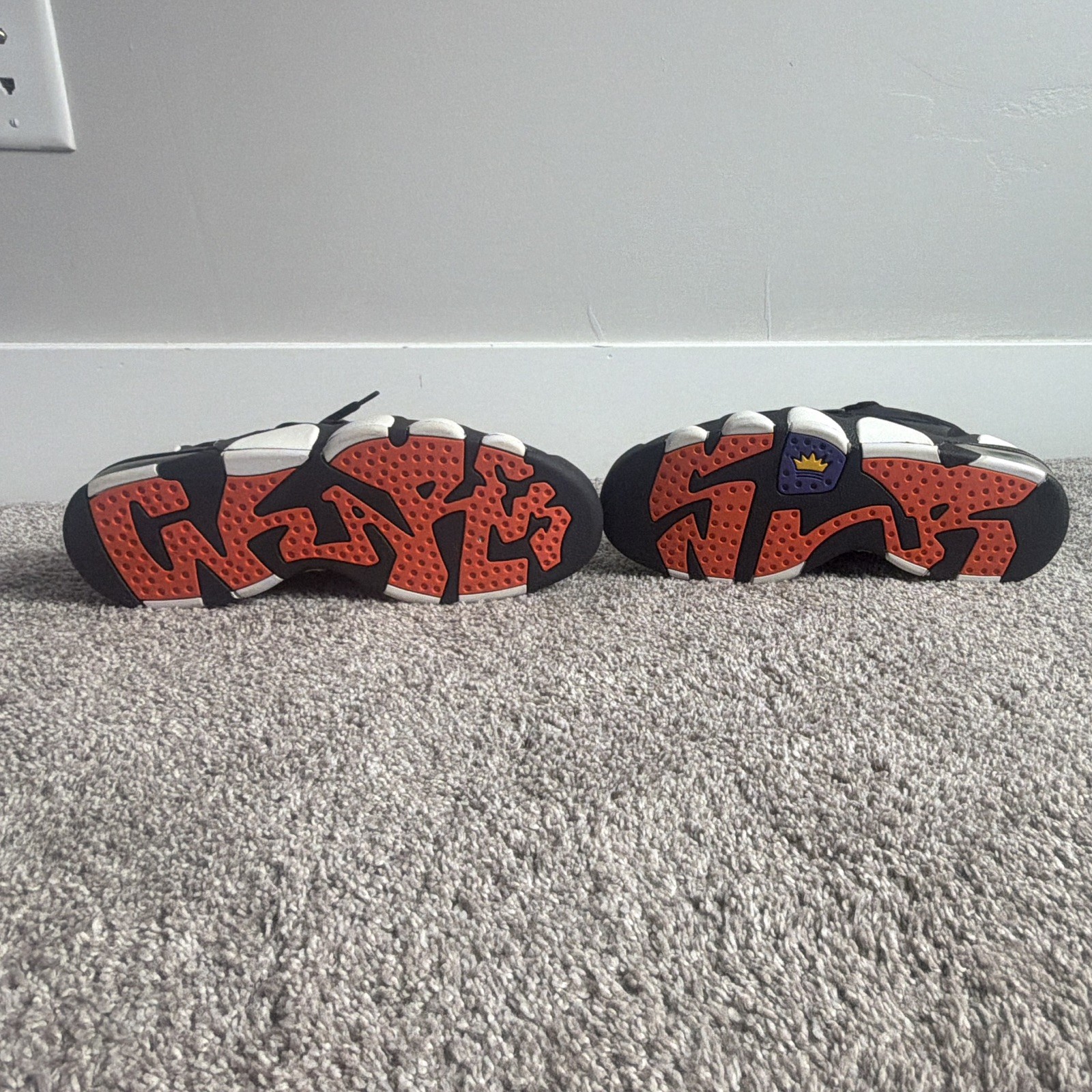 Nike CB 34 Men’s High Top Basketball Sneakers Lace-Up Strap Black/White/Orange