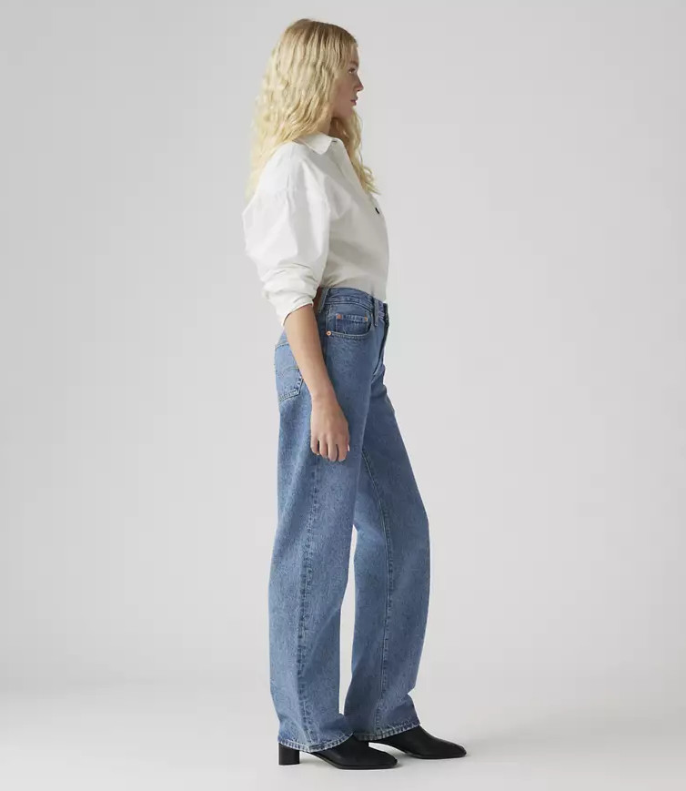 LEVI’S 501® ’90s Women’s Jeans Shout Out Stone – Medium Wash Non Stretch