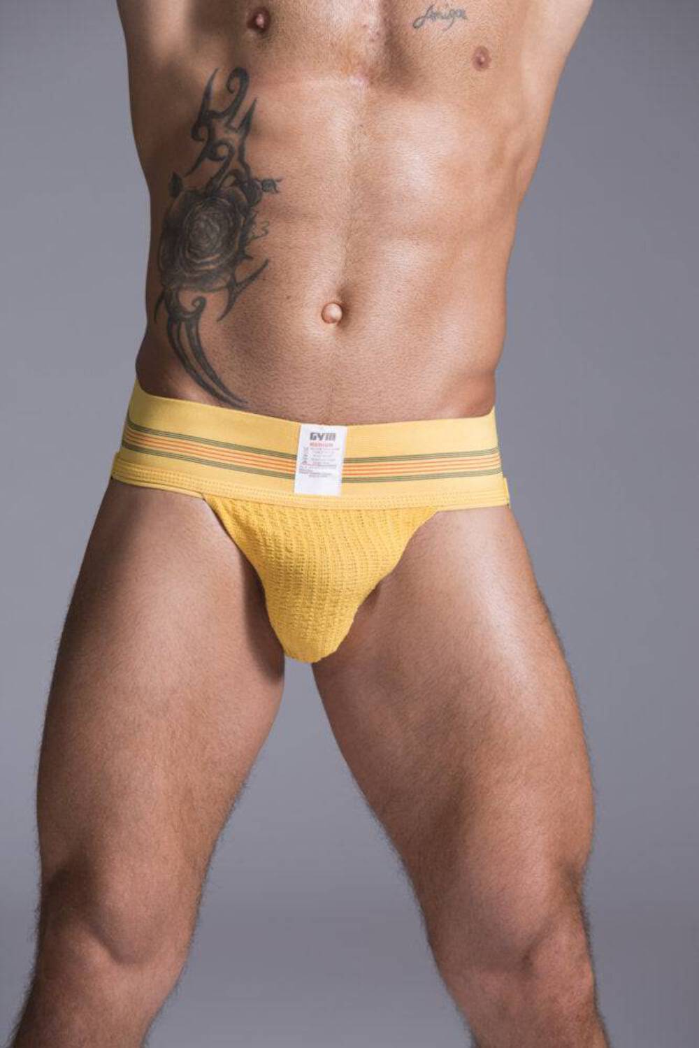 GYM Old School 2.0 Jockstrap with 3″ Waistband (1-Pack)