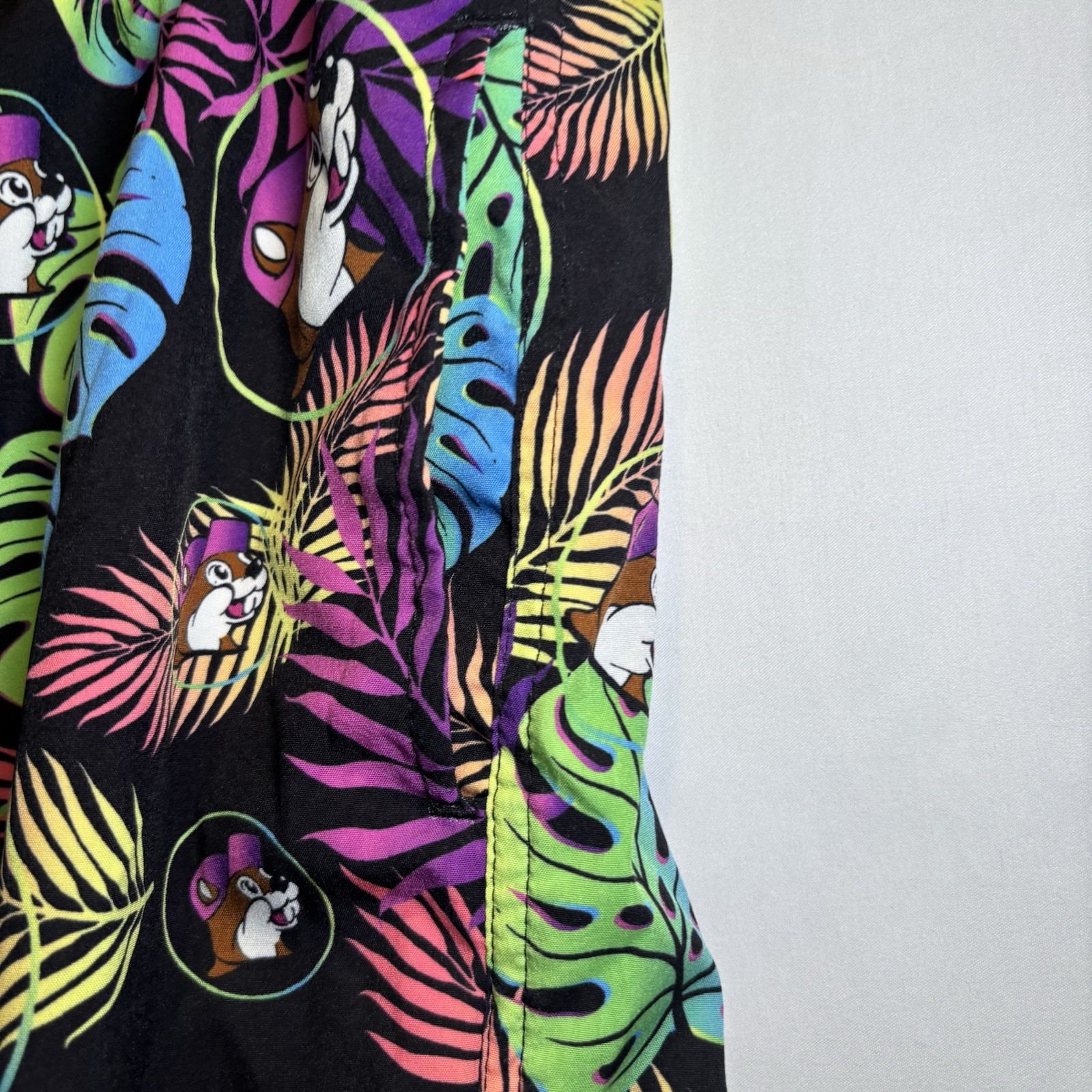 Bucees Buc-ee’s Swim Trunks Adult Mens Medium Tropical Beaver Lined Suit Med M