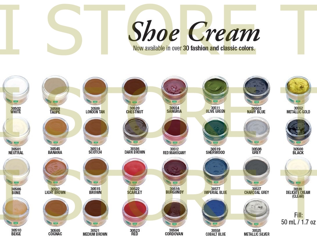 2 Jars Moneysworth Best Boot & Shoe Cream Polish 50ml 1.7oz (ALL COLORS)
