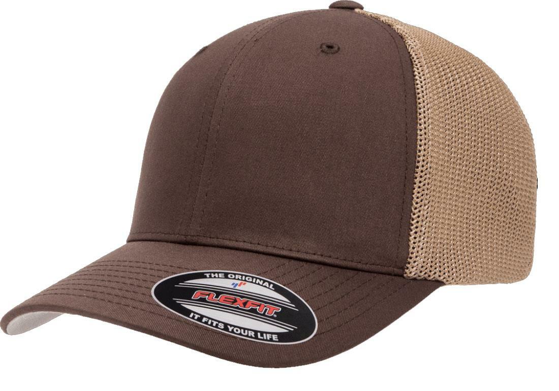 Flexfit 6511 Classic Trucker 6-Panel Mesh Back Baseball Hat Cap