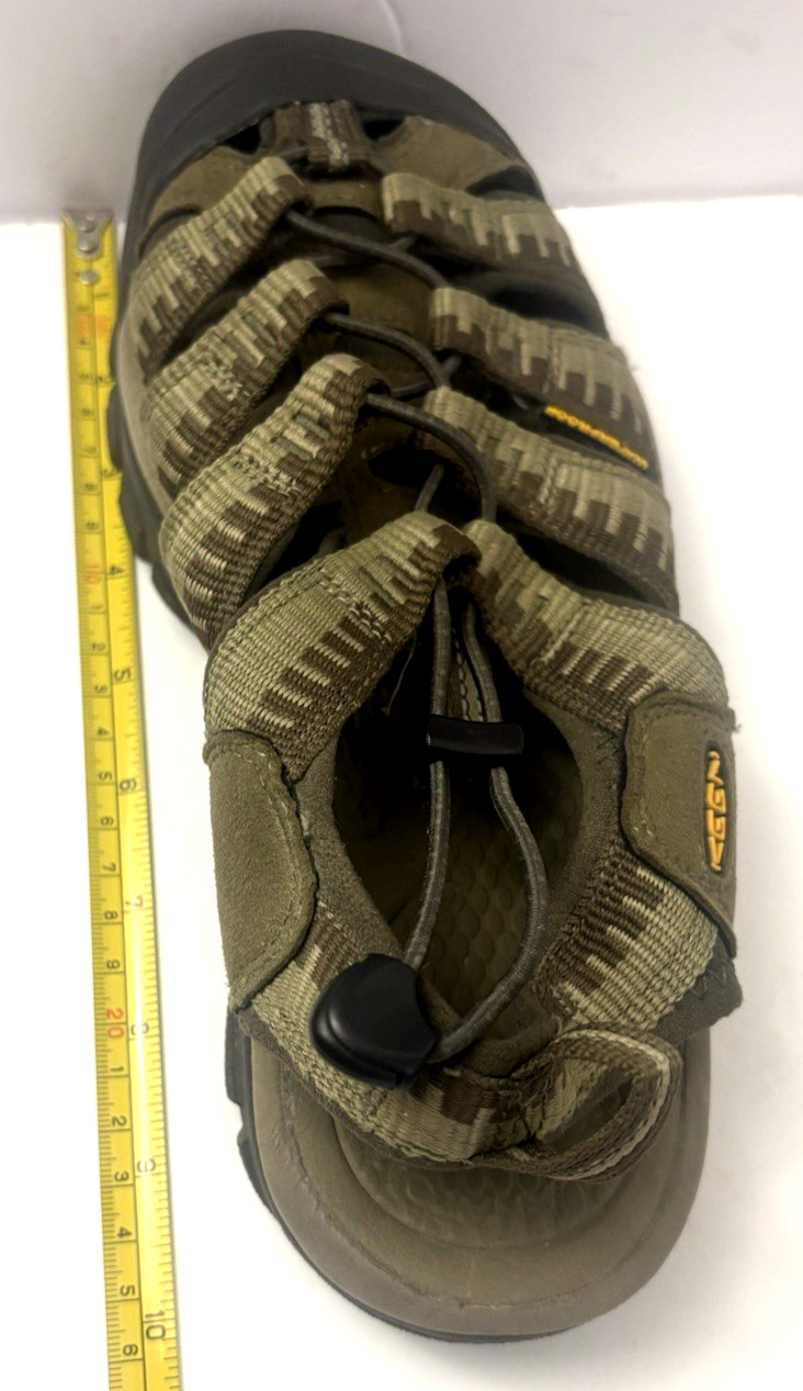 Keen Newport H2 Waterproof Hiking Sport Sandals Women US 7 UK 6 EU 39 Green Gray