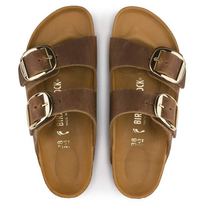 NWT Birkenstock Arizona Big Buckle Oiled Leather Unisex Adults All Size EU