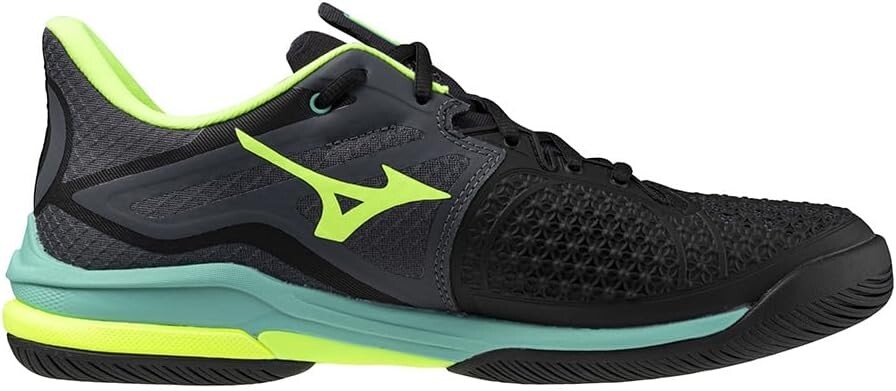 MIZUNO Tennis Shoes WAVE EXCEED TOUR 6 AC 61GA2470 Black/Yellow/Green