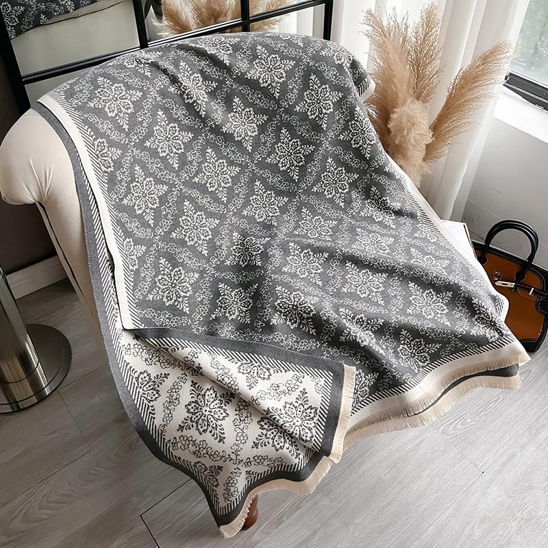 Women Winter Cashmere Scarf Thick Warm Shawl Pashmina Wrap Blanket Poncho Fashio
