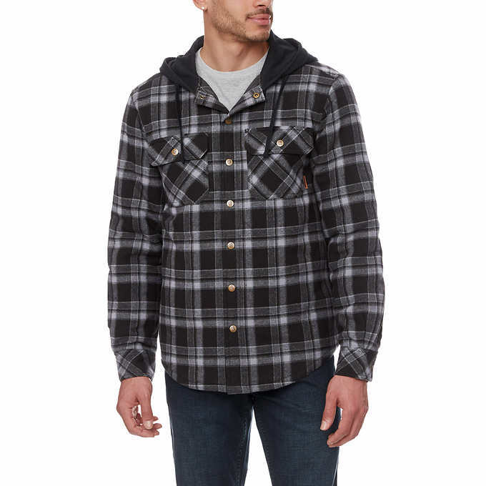 Legendary Outfitters Men’s Shirt Jacket with Hood