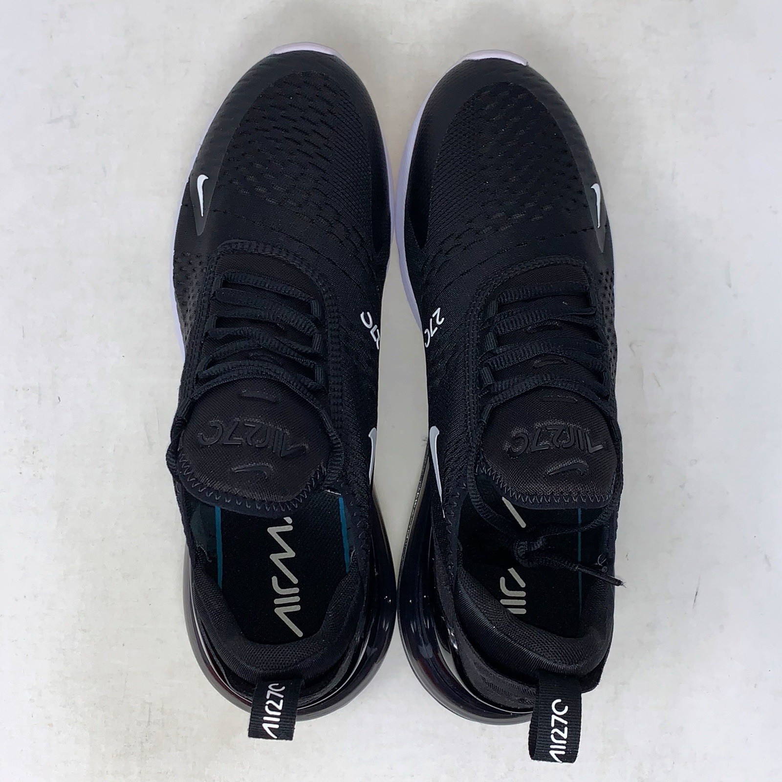 Nike Air Max 270 Panda Black Sneakers, Size 10.5 BNIB AH8050-002