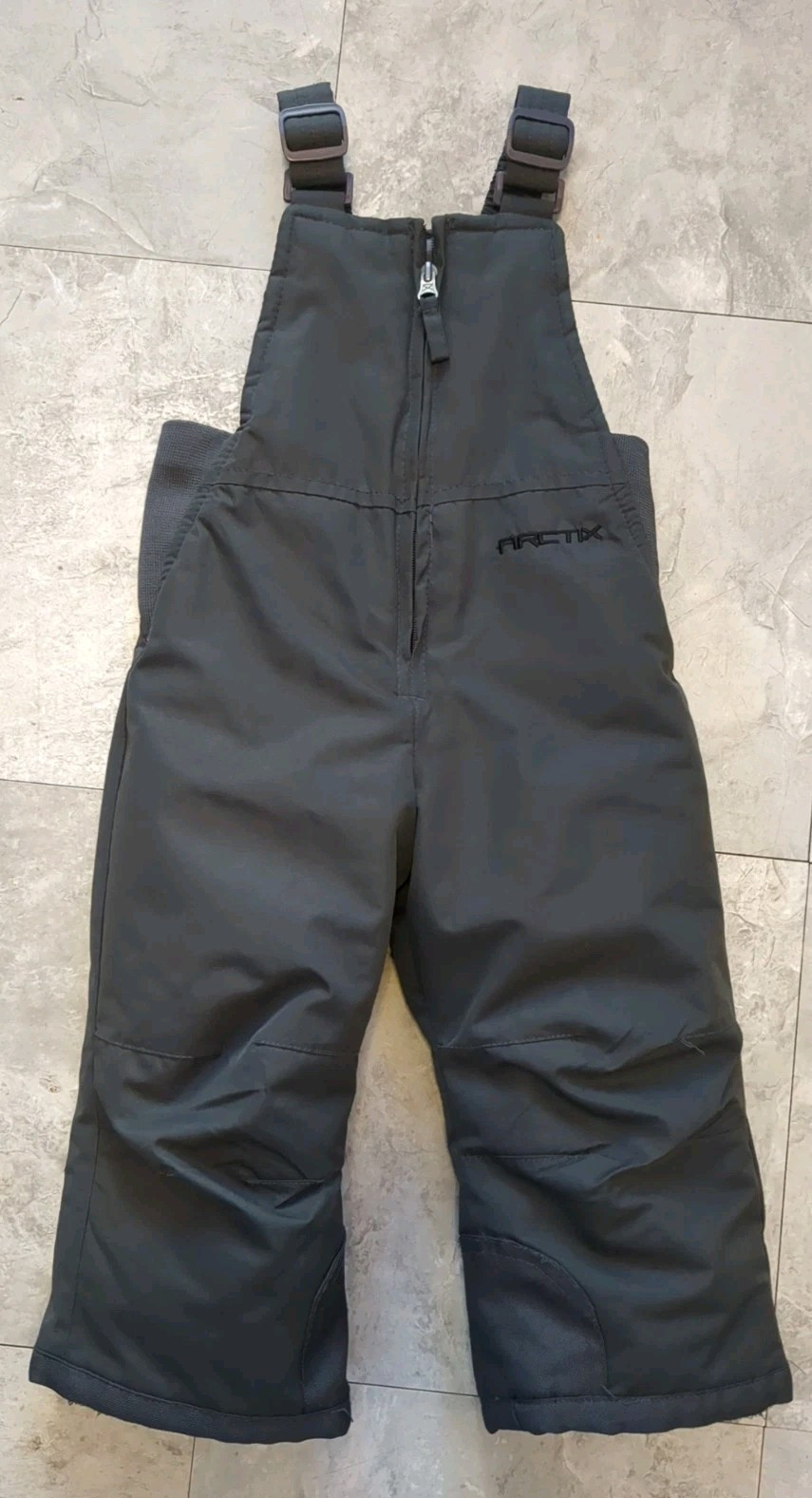 2T Snow pants Water Resistant Water Proof Warm Unisex Bibs Black