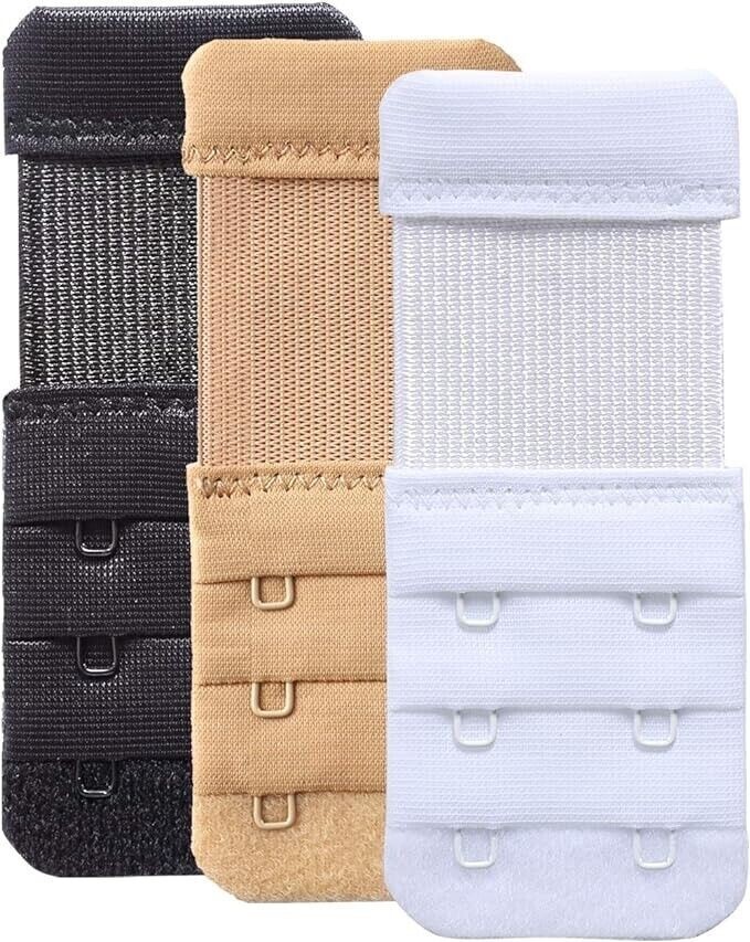 3 ROW 2 3 Hook Bra Extender Bra Strap Strapless Underwear Maternity Bra Extender