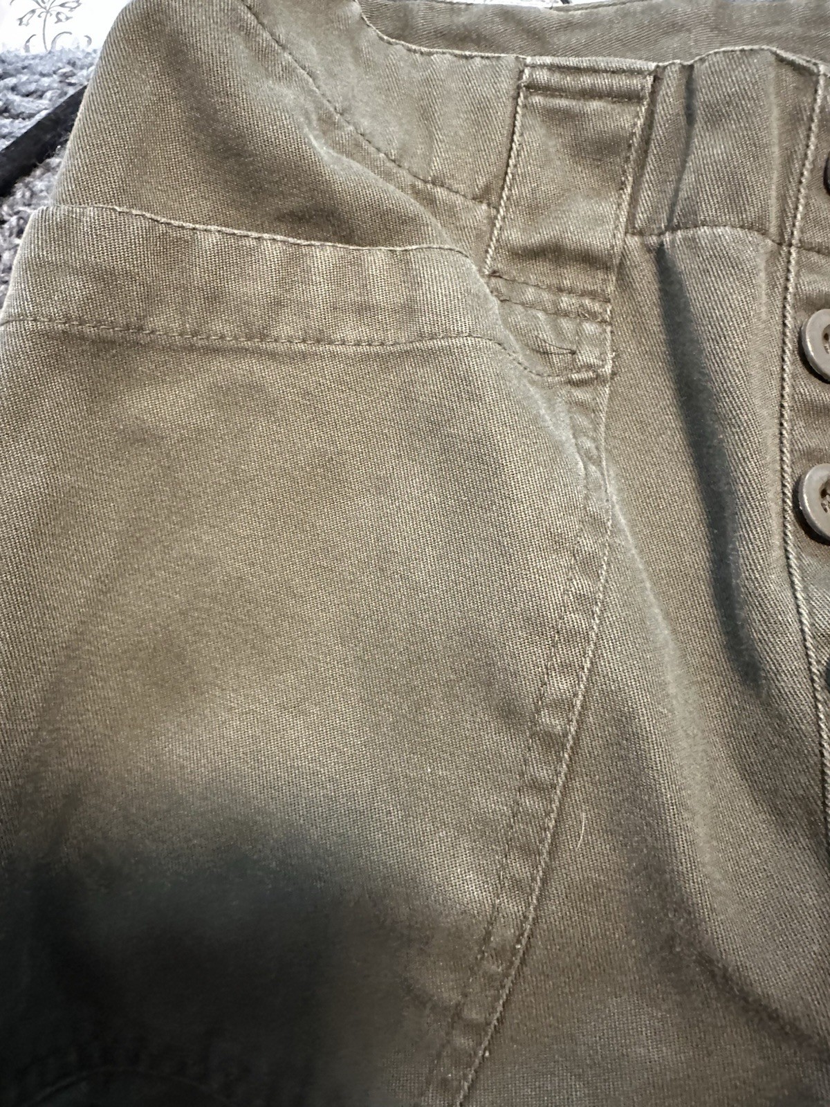 Vintage Slama Wien 2001 Olive Green Cargo Pants Military Utility Workwear sz 8