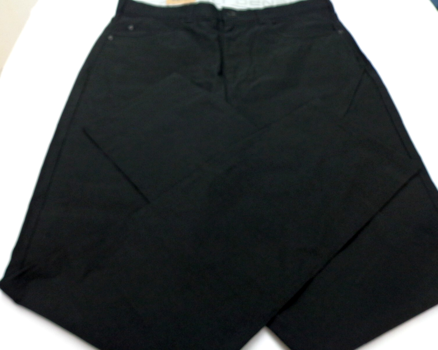 DENALI Black Tech Fabric Stretch Pants NWT 34/32 MSRP $54