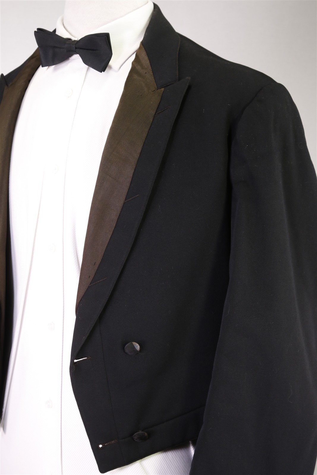 Vintage 1903 Victorian Era Bespoke Tuxedo Formal Tails Dinner Jacket 36R