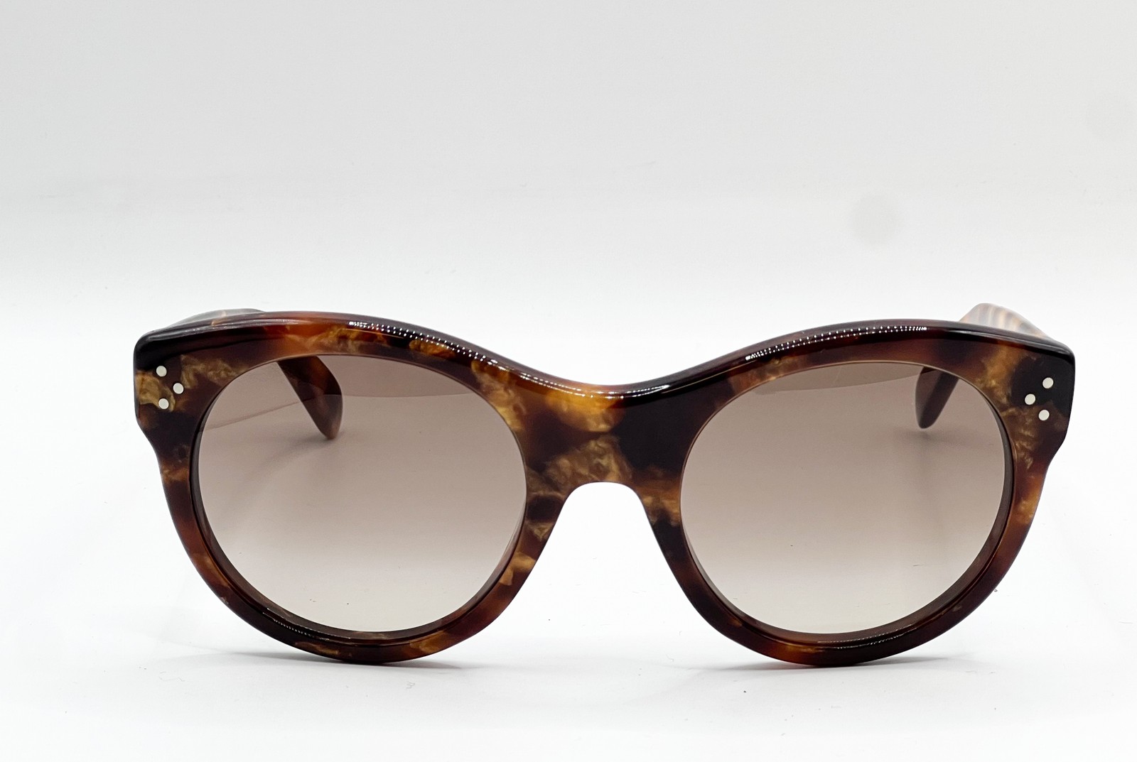 NEW CELINE CL401701 52F TORTOISE AUTHENTIC SUNGLASSES 53-22