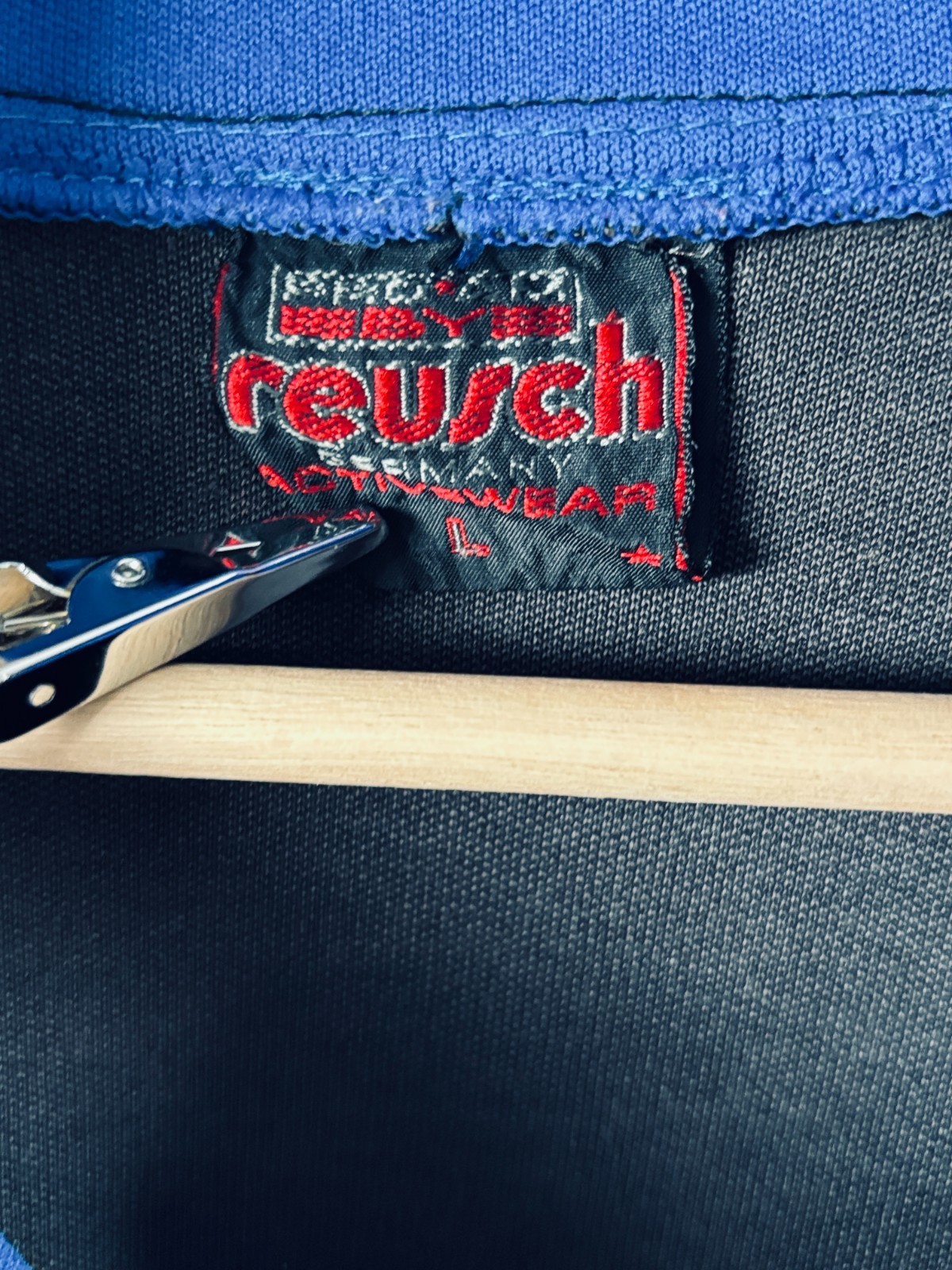 Vintage Reusch Trigema Sweatshirt Mens Large 90s Ski Track Top Germany Retro