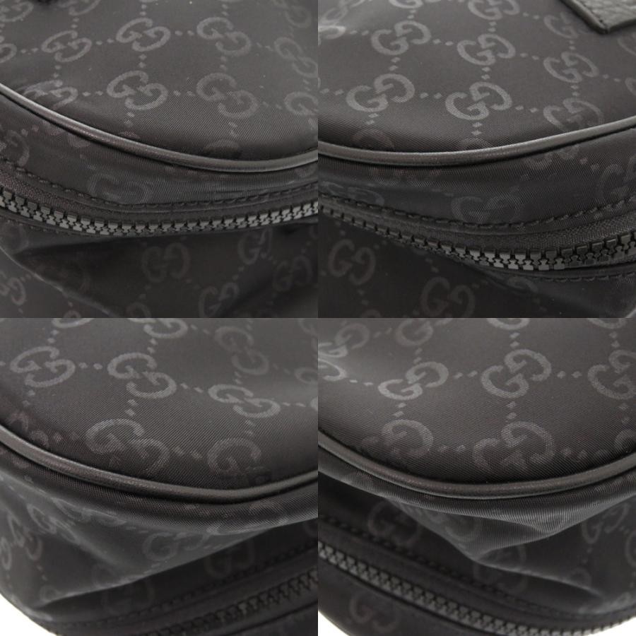 GUCCI Bag: Nylon GG Black W25H19D11cm w/dust bag;