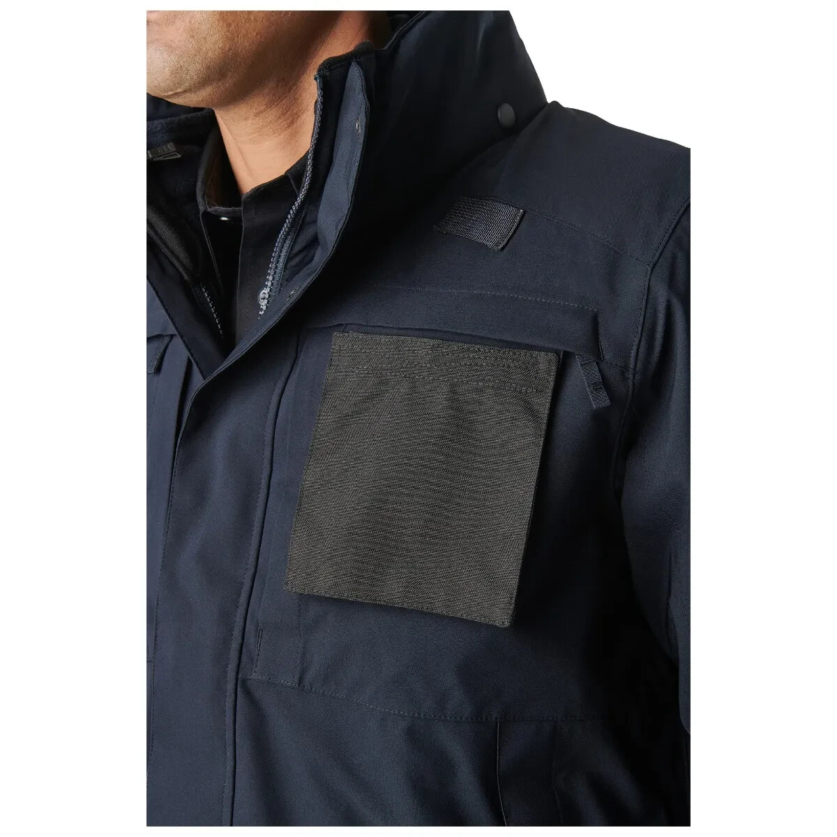 5.11 Tactical Jackets: Men’s 5-In-1 Tactical Parka Jacket Waterproof Blue – 5XL