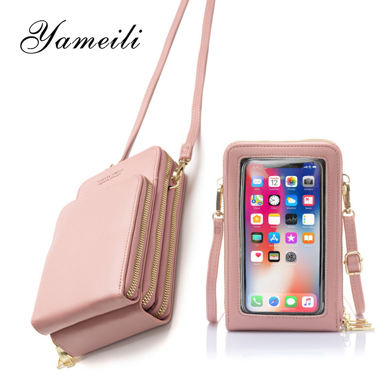 Women Touch Screen Shoulder Crossbody Bags Cell Phone Bag Purse Womens Wallet US