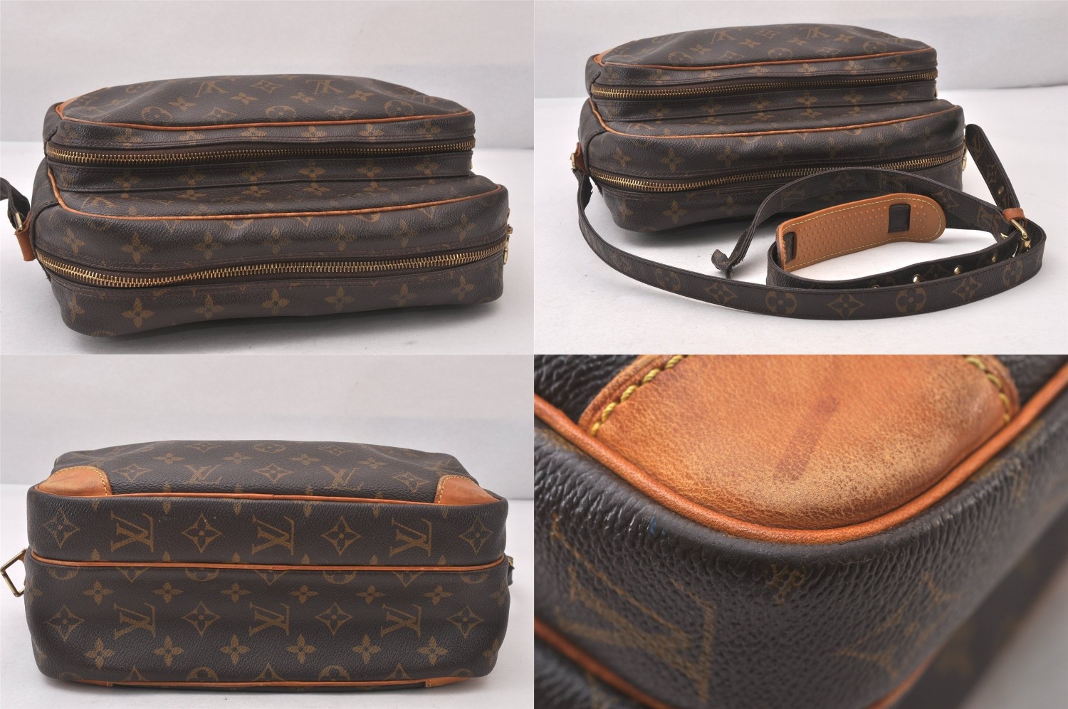 Authentic Louis Vuitton Monogram Nile Shoulder Cross Body Bag M45244 LV 787AA