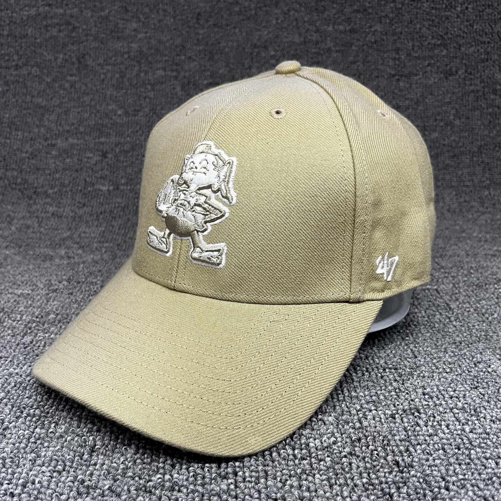 ’47 Brand Cleveland Browns Brownie Elf Strapback Khaki Hat Unknown