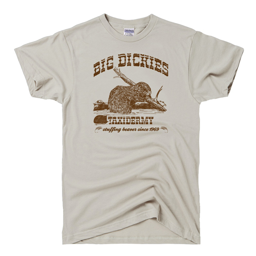 BIG DICKIES Taxidermy deer duck fishing hunting beaver gift T SHIRT