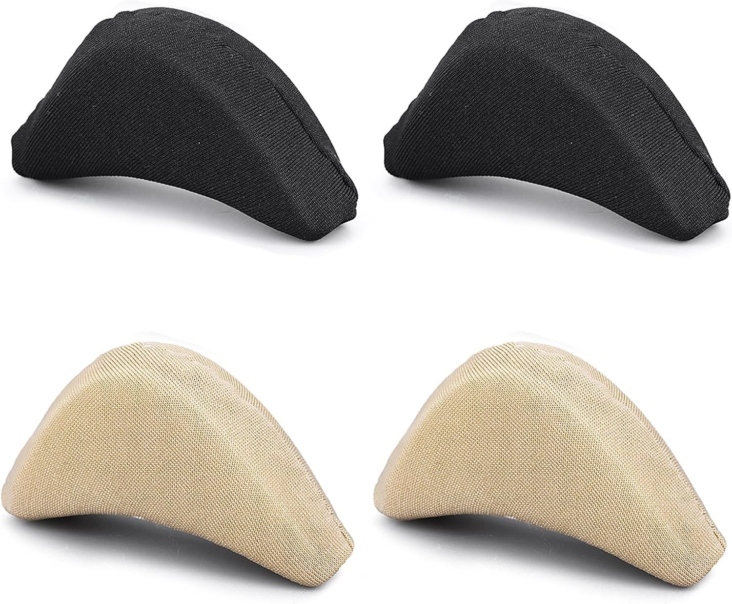 2 Pairs Soft Sponge Adjustable Shoe Filler， Big Toe Plug Foot Brace Shoe Pads