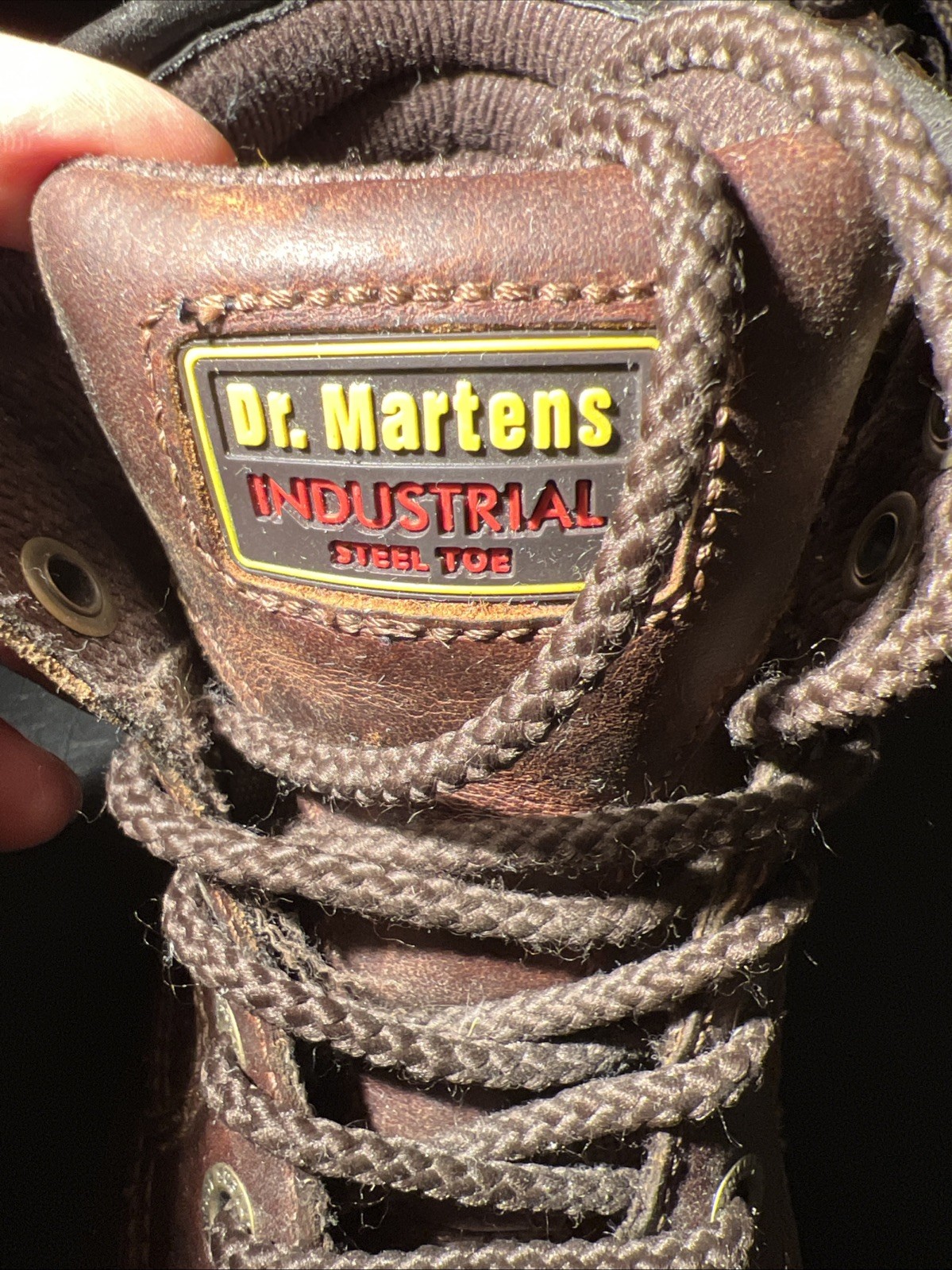 Dr. Martens Industrial Steel Toe Work Boots Brown Men’s US 7 UK 6 EU 39