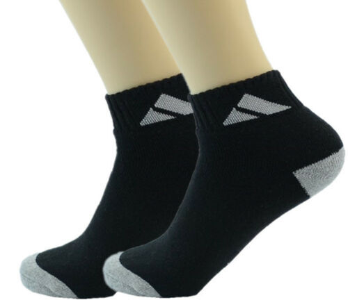 Adi 6 Pairs Sport Ankle Quarter Crew Men Socks Cotton Low Cut Size 9-13