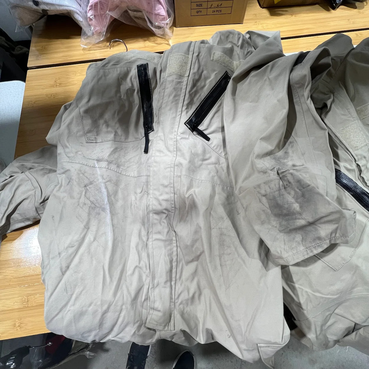 US Army Gore-Tex Fuel Handler’s Coveralls – Tan JP-8 – Various Sizes