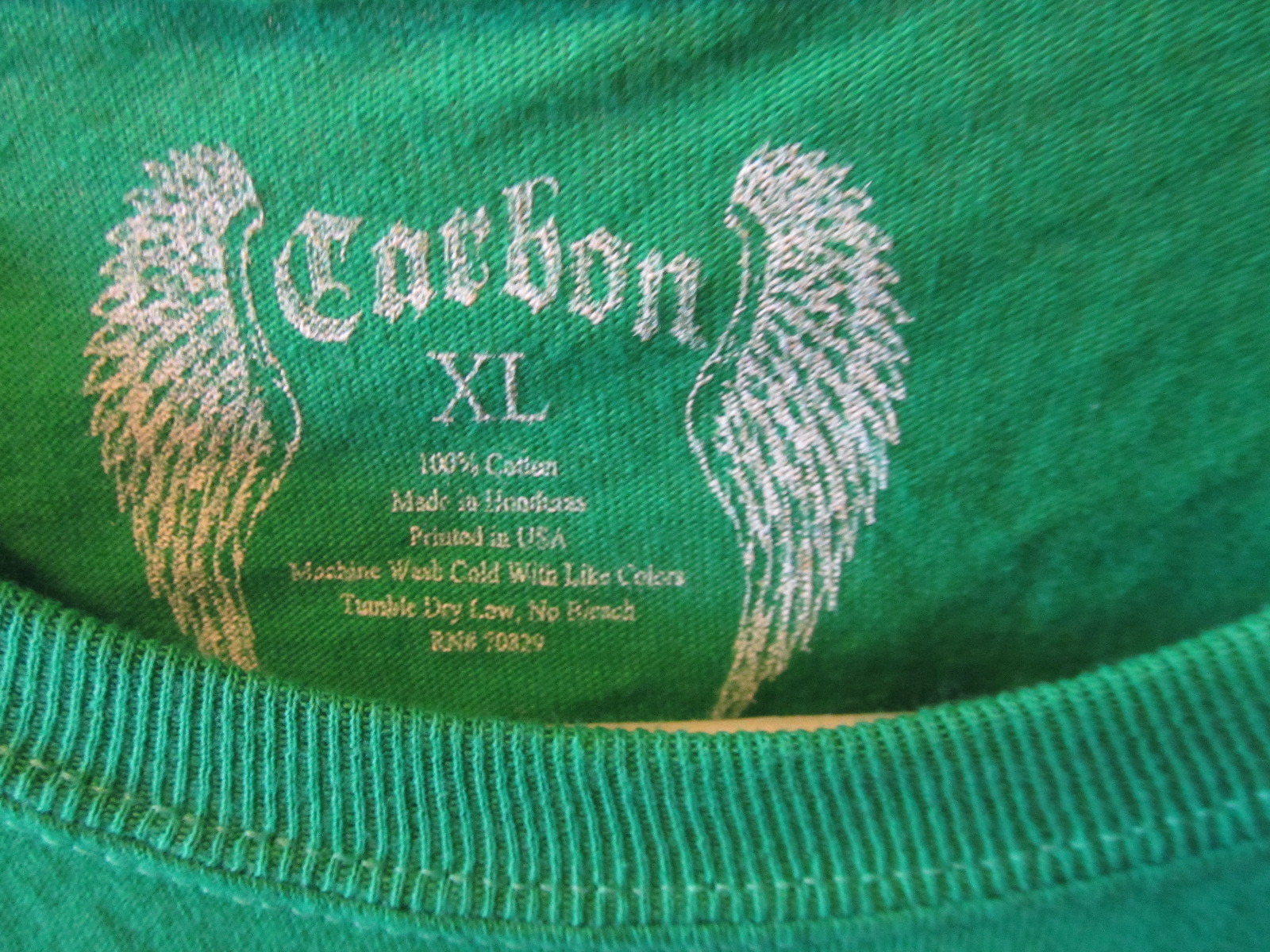 MENS T-SHIRT XL SATISFACTION OR YOUR MONEY BACK – CARBON – FREE SHIP