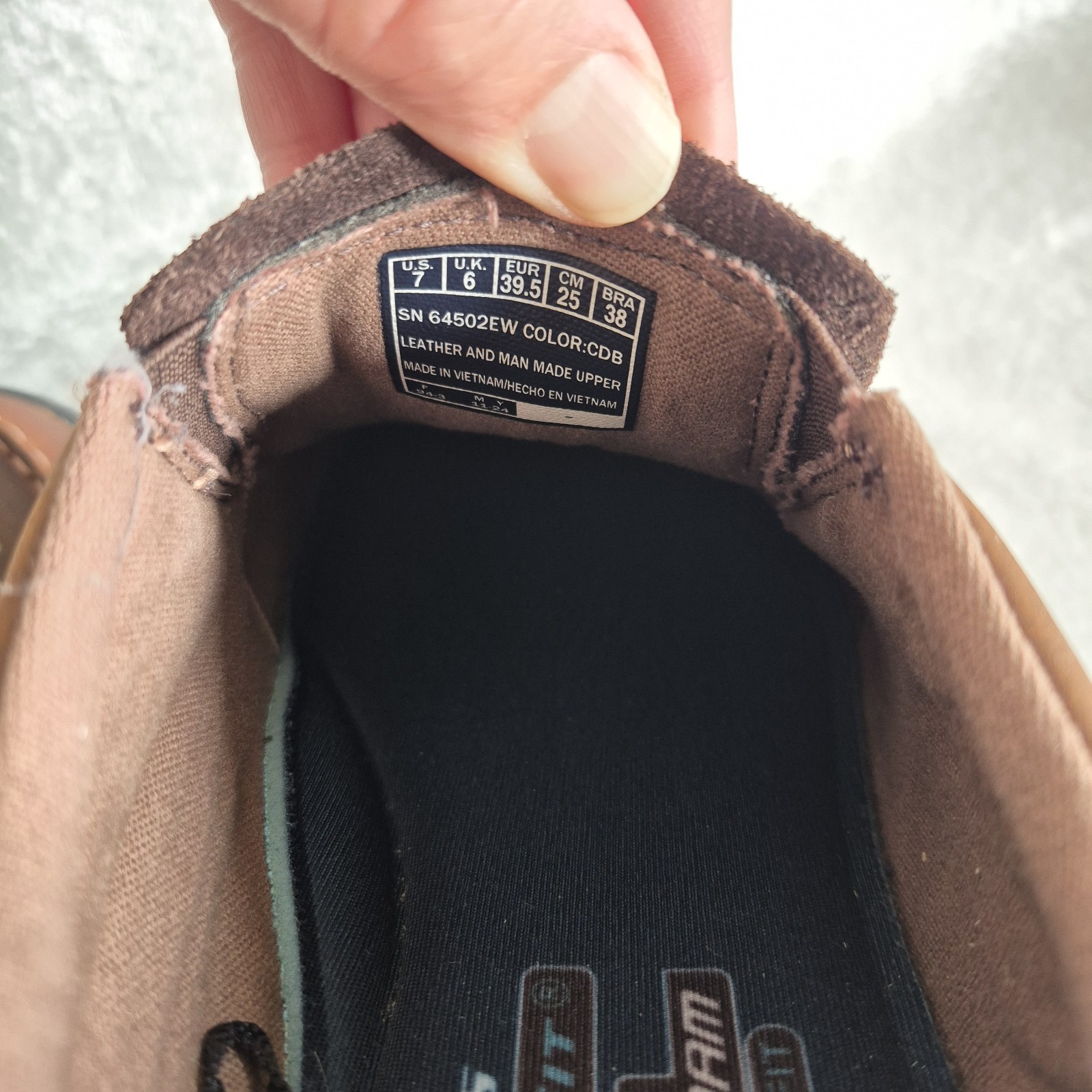 Skechers Relaxed Fit Memory Foam Extra Wide Slip-On Brown Men’s US 7 UK 6 EU 39…